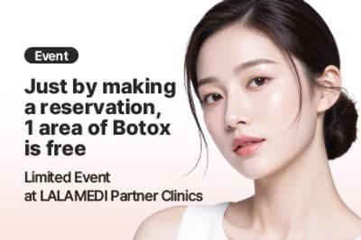 Free 1 Botox Area with Partner Clinic Reservation