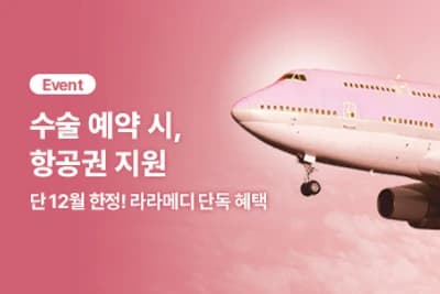 수술자 한정 항공권 지원